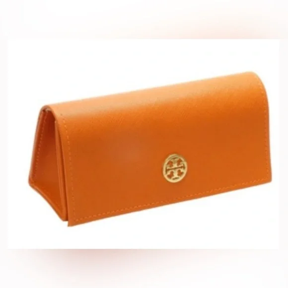 TORY BURCH || NWOT - Burnt Orange Eyeglass Case - Picture 2 of 10